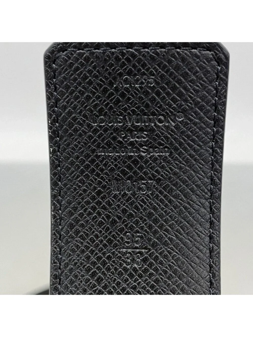Louis Vuitton Belt Monogram Eclipse Ceinture LV Initial Black